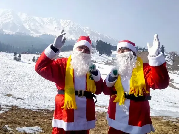 Christmas celebrations in kashmir during eve of new year 2026